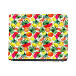 Tropical Fruit Leaf Pattern Print Bifold Wallet