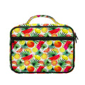 Tropical Fruit Leaf Pattern Print Briefcase Bible Bag