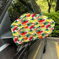 Tropical Fruit Leaf Pattern Print Car Side Mirror Covers