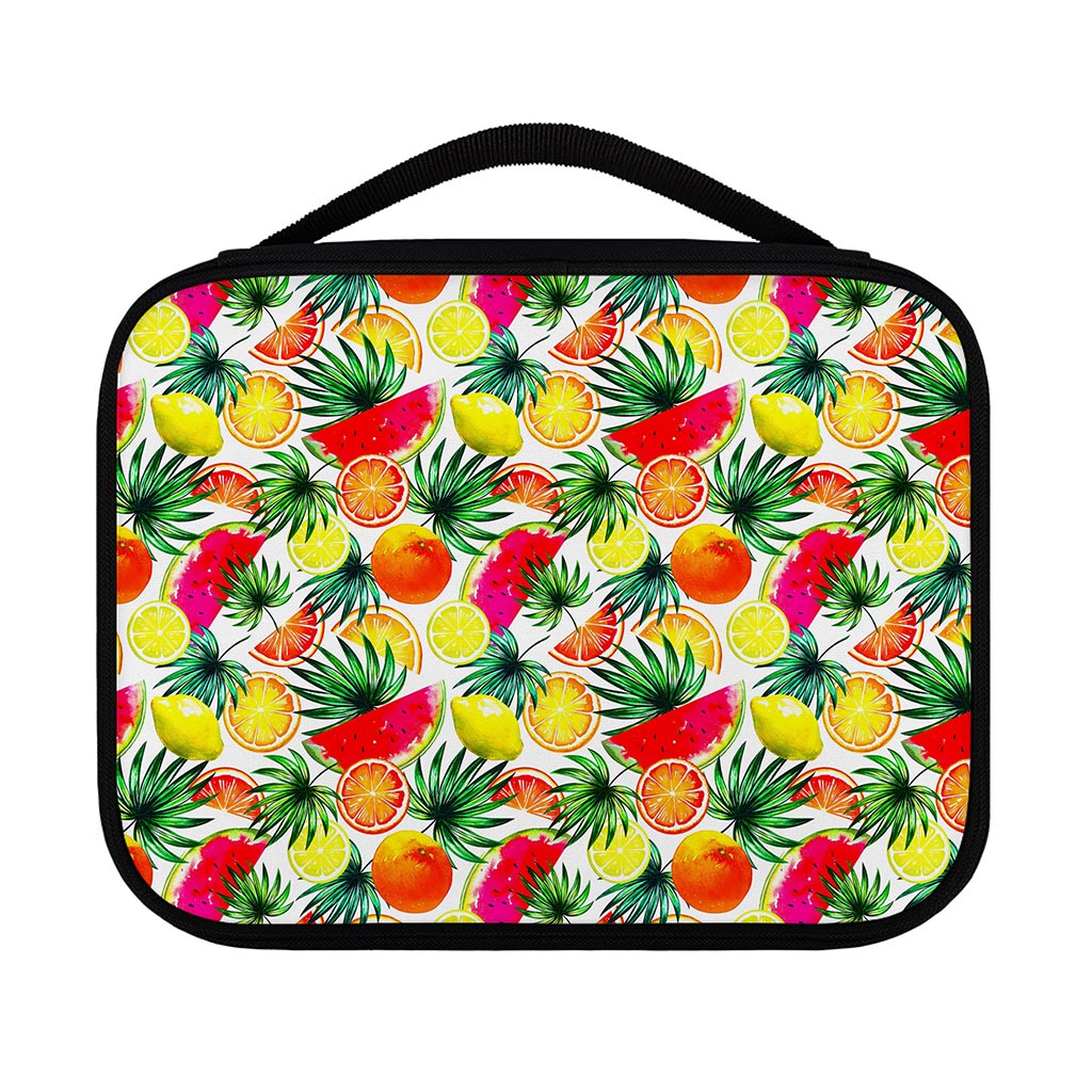 Tropical Fruit Leaf Pattern Print Classic Bible Case