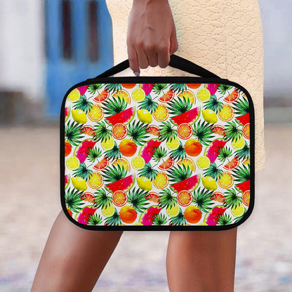 Tropical Fruit Leaf Pattern Print Classic Bible Case