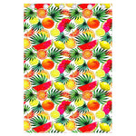 Tropical Fruit Leaf Pattern Print Curtain