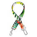 Tropical Fruit Leaf Pattern Print Dog Seat Belt