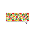 Tropical Fruit Leaf Pattern Print Extended Mouse Pad