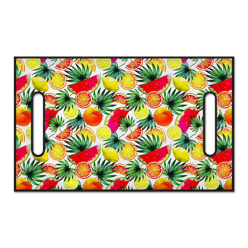Tropical Fruit Leaf Pattern Print Golf Cart Seat Cover