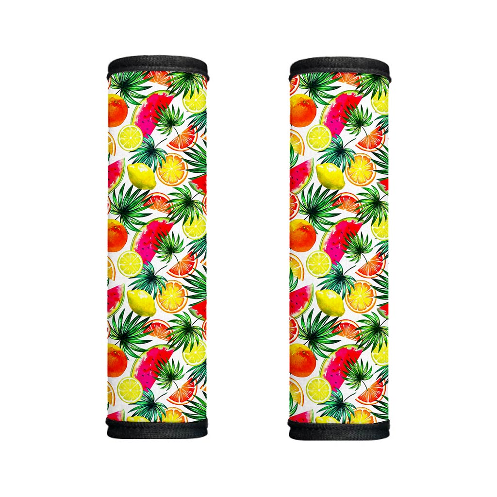 Tropical Fruit Leaf Pattern Print Handle Covers