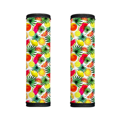 Tropical Fruit Leaf Pattern Print Handle Covers
