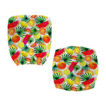 Tropical Fruit Leaf Pattern Print Office Chair Cover