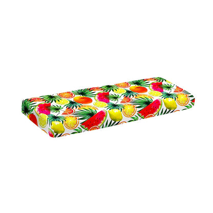 Tropical Fruit Leaf Pattern Print Piano Keyboard Cover