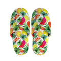 Tropical Fruit Leaf Pattern Print Slippers