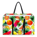 Tropical Fruit Leaf Pattern Print Utility Tote Bag