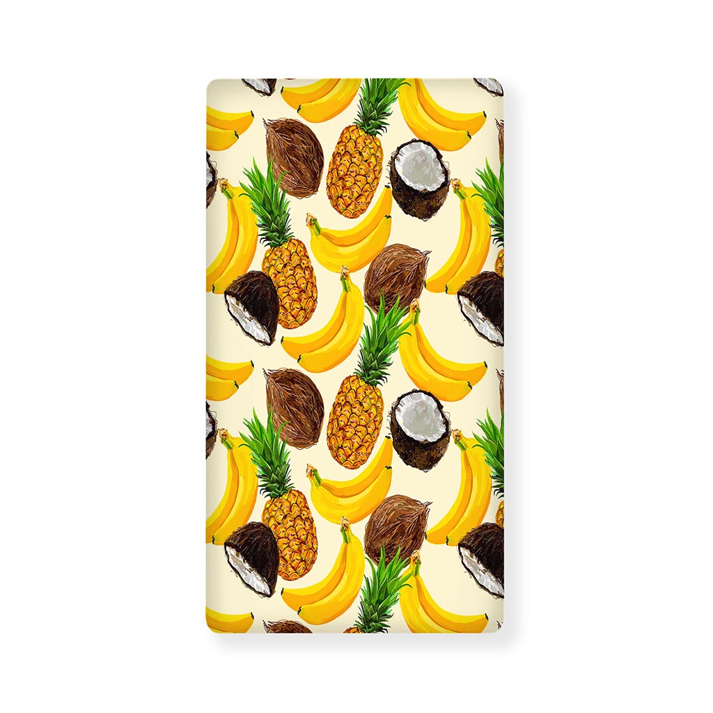 Tropical Fruits Pattern Print Baby Crib Sheet