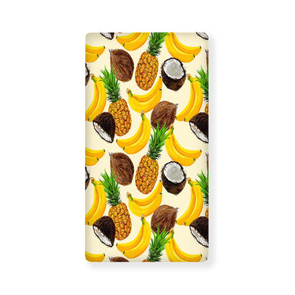 Tropical Fruits Pattern Print Baby Crib Sheet