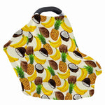 Tropical Fruits Pattern Print Baby Seat Cover