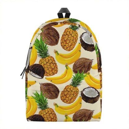Tropical Fruits Pattern Print Backpack