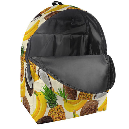 Tropical Fruits Pattern Print Backpack