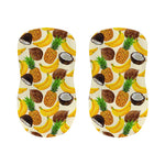 Tropical Fruits Pattern Print Bar Stool Covers