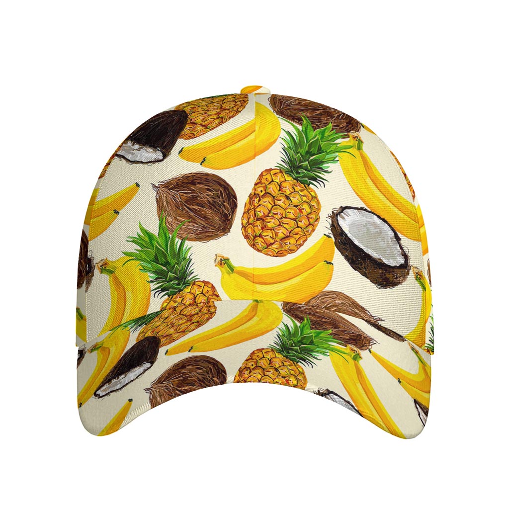 Tropical Fruits Pattern Print Baseball Cap