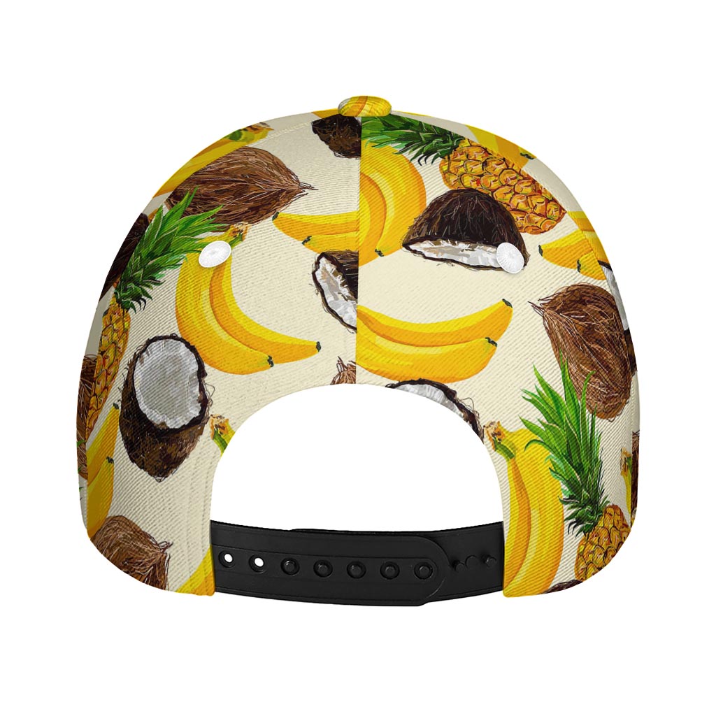 Tropical Fruits Pattern Print Baseball Cap