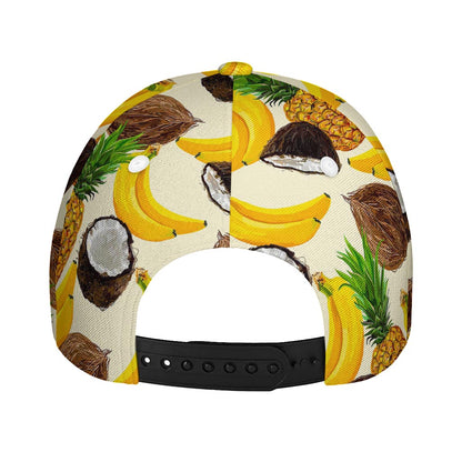 Tropical Fruits Pattern Print Baseball Cap