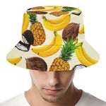 Tropical Fruits Pattern Print Bucket Hat