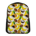 Tropical Fruits Pattern Print Casual Backpack