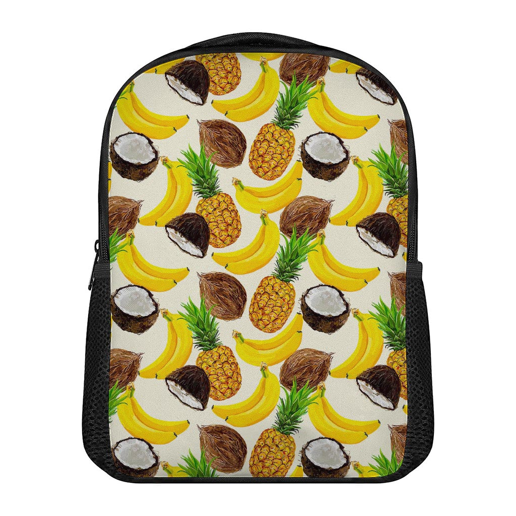 Tropical Fruits Pattern Print Casual Backpack