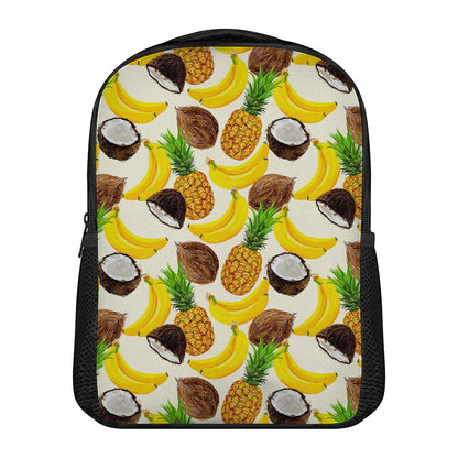 Tropical Fruits Pattern Print Casual Backpack