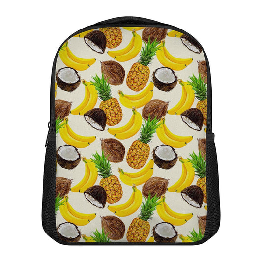 Tropical Fruits Pattern Print Casual Backpack