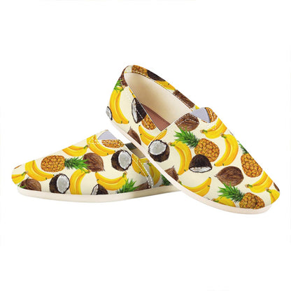 Tropical Fruits Pattern Print Casual Shoes