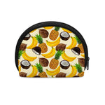 Tropical Fruits Pattern Print Coin Purse