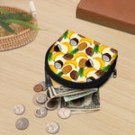 Tropical Fruits Pattern Print Coin Purse