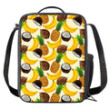 Tropical Fruits Pattern Print Crossbody Lunch Bag