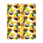 Tropical Fruits Pattern Print Curtain