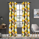 Tropical Fruits Pattern Print Curtain