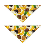 Tropical Fruits Pattern Print Dog Bandana