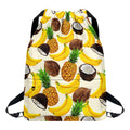 Tropical Fruits Pattern Print Drawstring Backpack