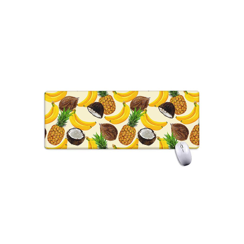 Tropical Fruits Pattern Print Extended Mouse Pad