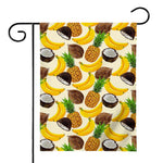 Tropical Fruits Pattern Print House Flag