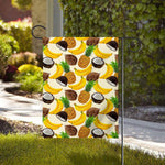 Tropical Fruits Pattern Print House Flag