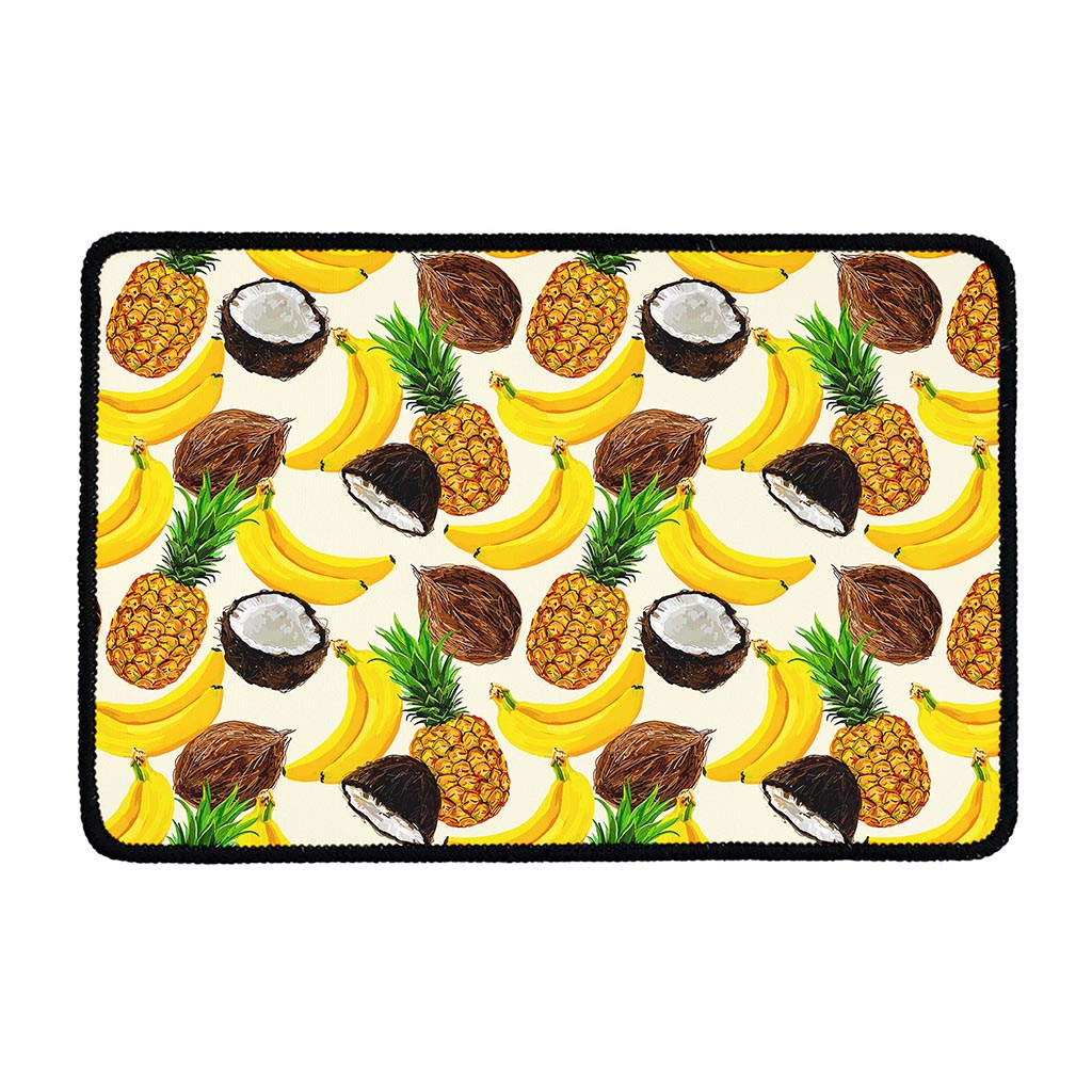 Tropical Fruits Pattern Print Kitchen Mat