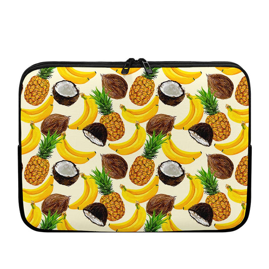 Tropical Fruits Pattern Print Laptop Sleeve