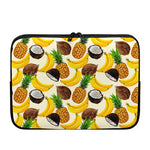 Tropical Fruits Pattern Print Laptop Sleeve