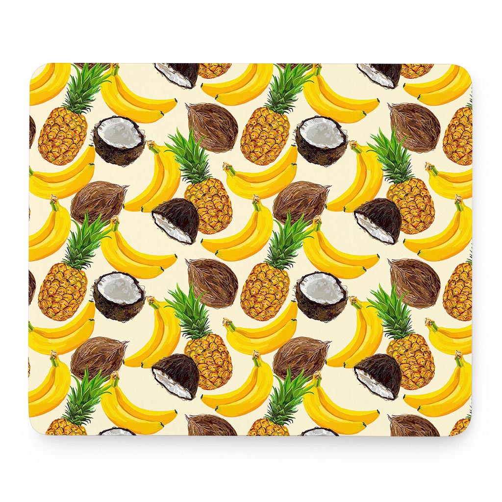 Tropical Fruits Pattern Print Mouse Pad