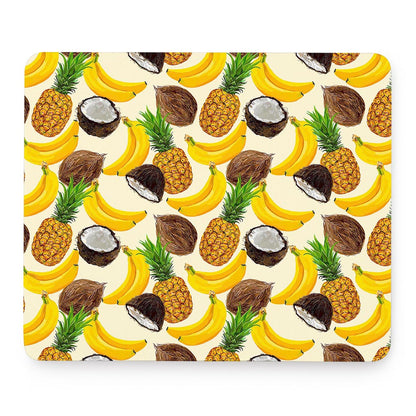 Tropical Fruits Pattern Print Mouse Pad