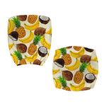 Tropical Fruits Pattern Print Office Chair Cover