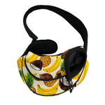 Tropical Fruits Pattern Print Pet Sling Carrier