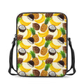 Tropical Fruits Pattern Print Rectangular Crossbody Bag