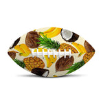 Tropical Fruits Pattern Print Rugby Ball