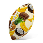 Tropical Fruits Pattern Print Rugby Ball